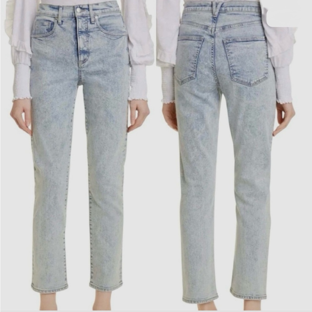 NWT Veronica Beard Ryleigh Slim Straight High Rise Crop Jeans in Vail - 31 / 12